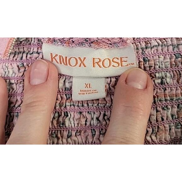 Boho Tiered Maxi Dress XL – Pink Peasant Cottagecore Flowing Dress - Picture 5 of 8